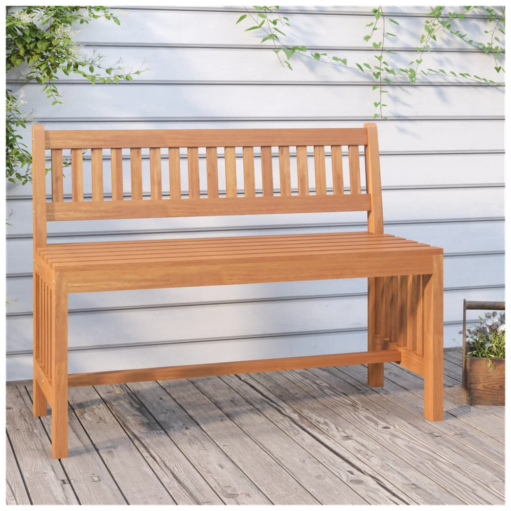 vidaXL Garden Bench 110 cm vidaXL Solid Wood Eucalyptus - Uncategorized Garden Chairs