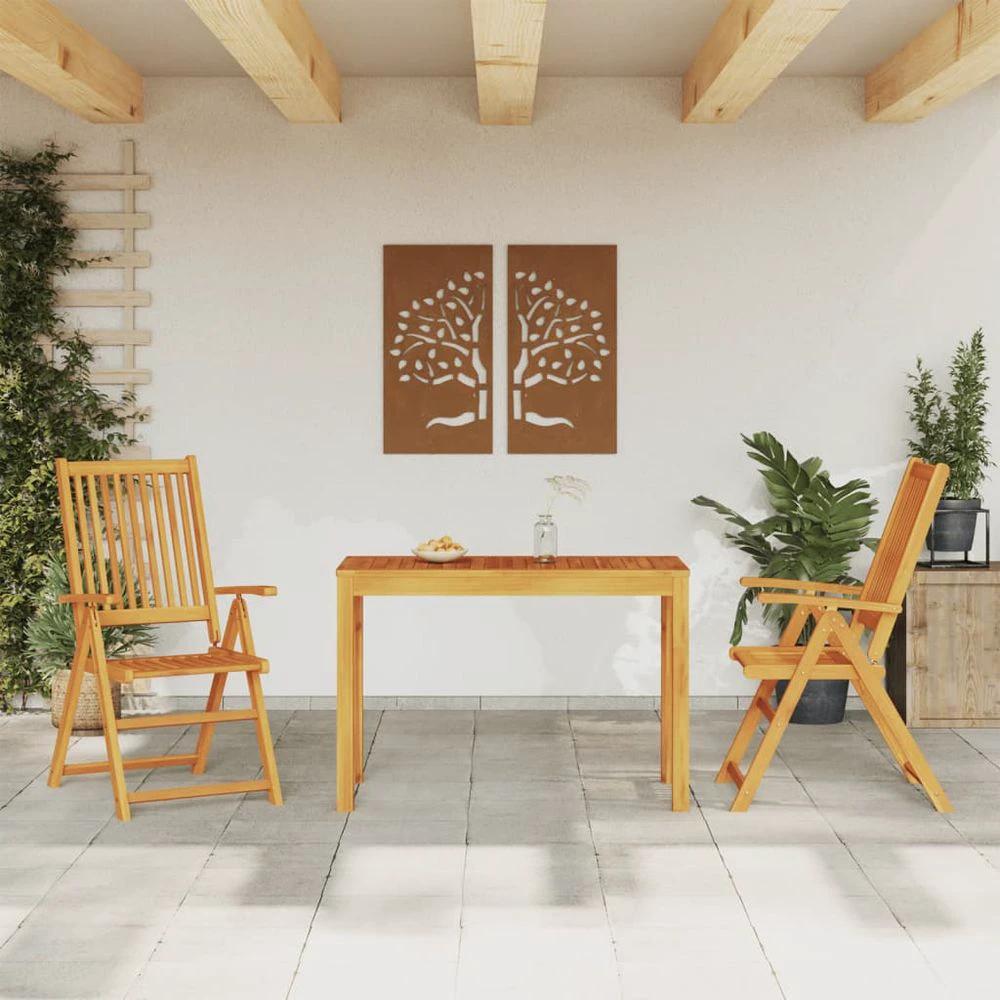 vidaXL 3 Piece vidaXL Garden Dining Set Solid Wood Acacia - Uncategorized Garden Set