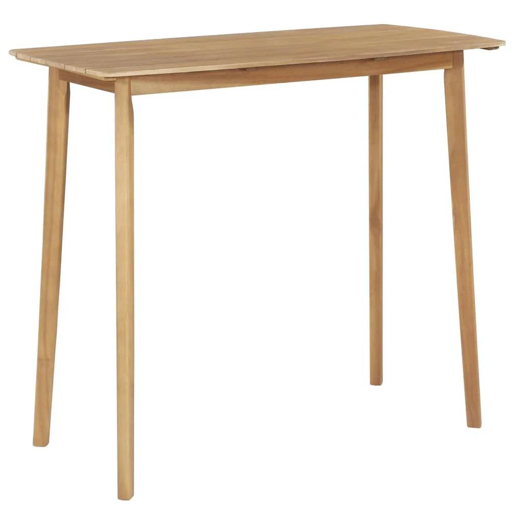 5 Piece vidaXL Outdoor Dining Set Solid Acacia Wood by vidaXL