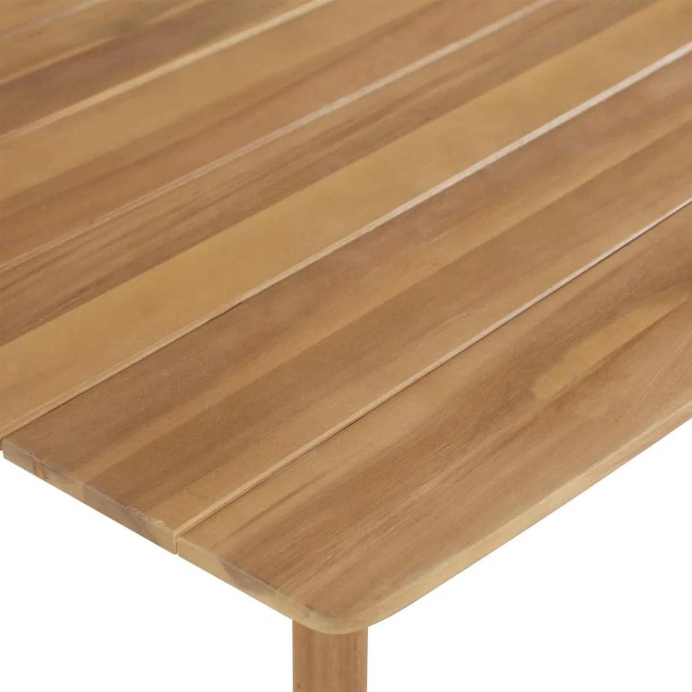 5 Piece vidaXL Outdoor Dining Set Solid Acacia Wood by vidaXL
