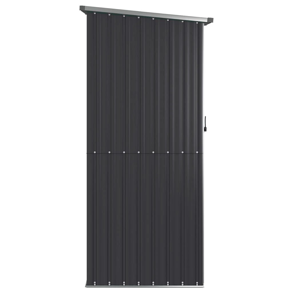 vidaXL Garden Shed Green 118.5x97x209.5 cm Galvanised Steel by vidaXL