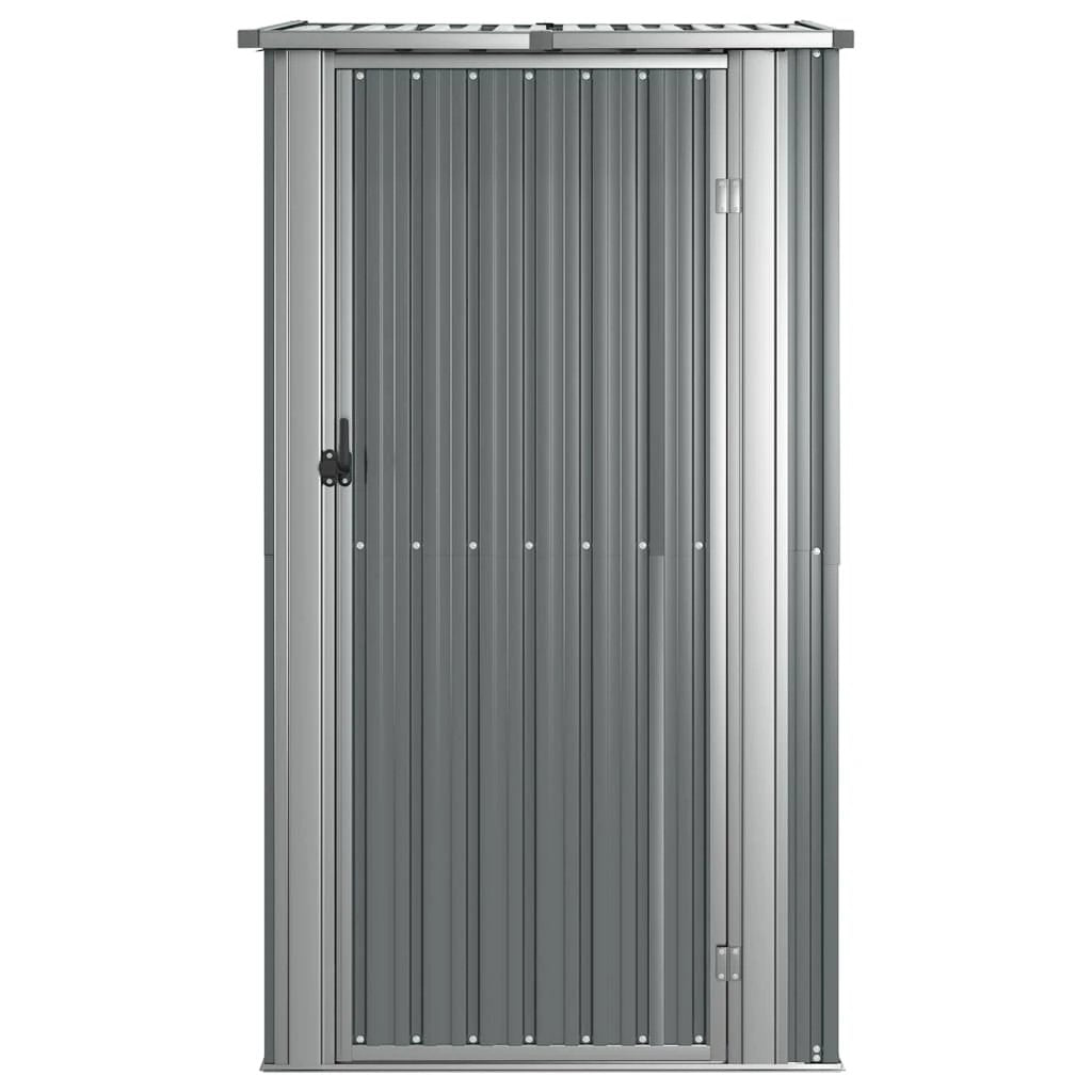 vidaXL vidaXL Garden Shed Green 118.5x97x209.5 cm Galvanised Steel - Garden Shed