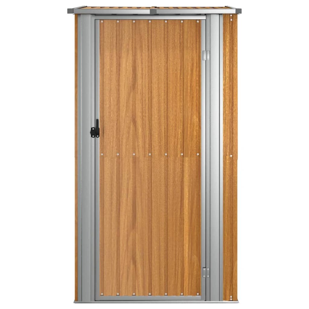vidaXL Garden Shed Green 118.5x97x209.5 cm Galvanised Steel by vidaXL