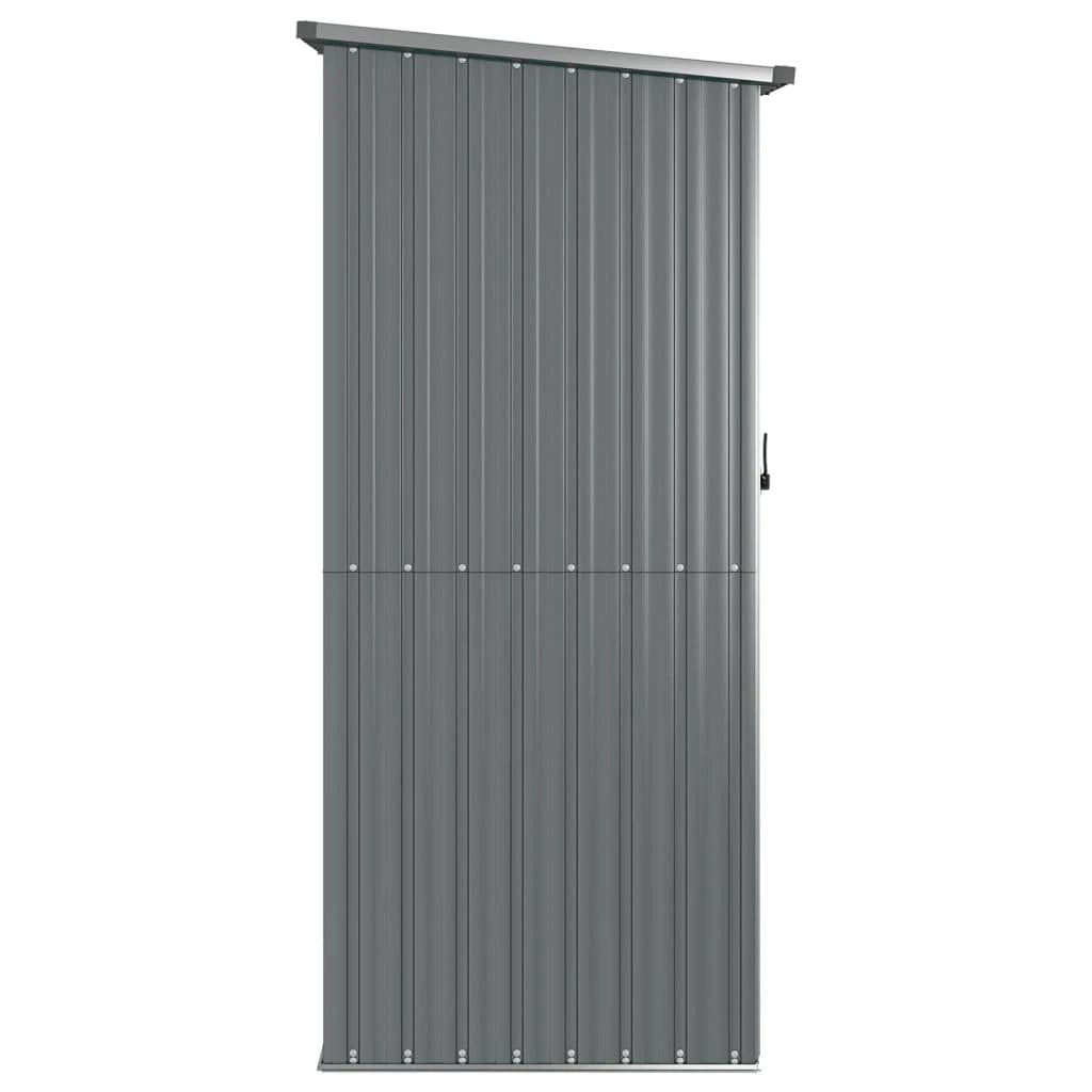 vidaXL vidaXL Garden Shed Green 118.5x97x209.5 cm Galvanised Steel - Garden Shed