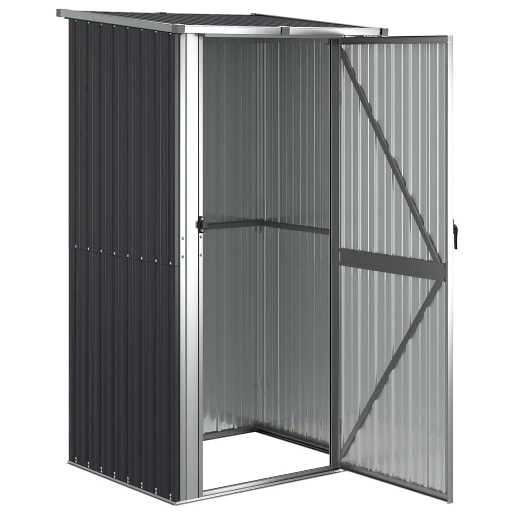 vidaXL Garden Shed Green 118.5x97x209.5 cm Galvanised Steel by vidaXL