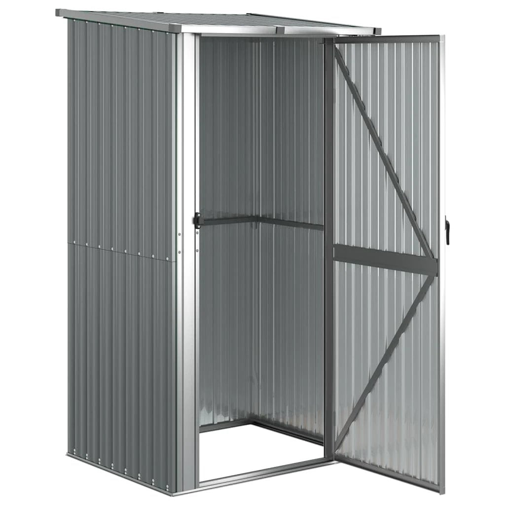 vidaXL vidaXL Garden Shed Green 118.5x97x209.5 cm Galvanised Steel - Garden Shed