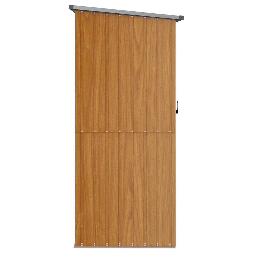vidaXL Garden Shed Green 118.5x97x209.5 cm Galvanised Steel by vidaXL
