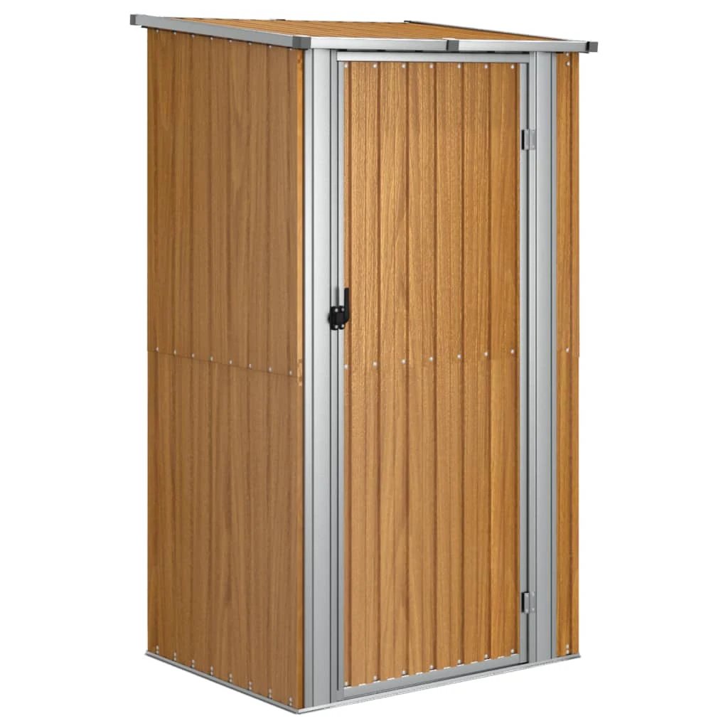 vidaXL Garden Shed Green 118.5x97x209.5 cm Galvanised Steel by vidaXL