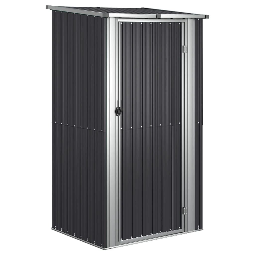 vidaXL Garden Shed Green 118.5x97x209.5 cm Galvanised Steel by vidaXL