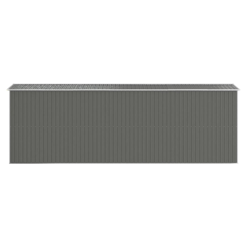 vidaXL vidaXL Garden Shed Green 192x108x223 cm Galvanised Steel - Garden Shed