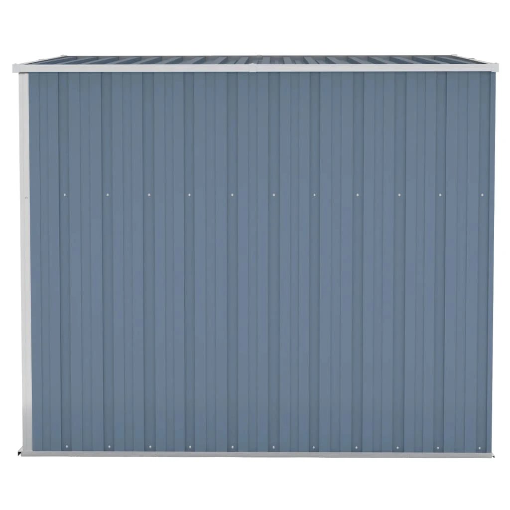 vidaXL Wall-mounted Garden Shed Green 118x100x178 cm Galvanised Steel by vidaXL
