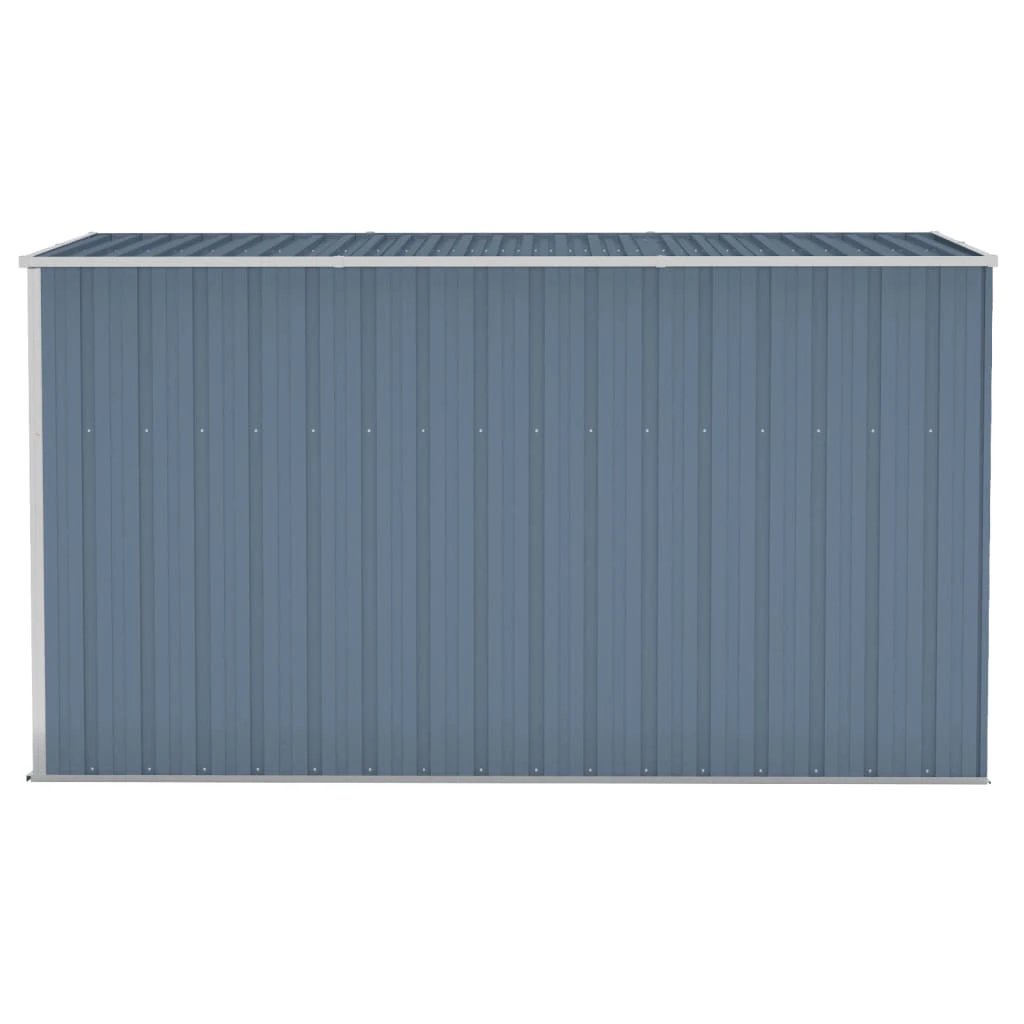 vidaXL Wall-mounted Garden Shed Green 118x100x178 cm Galvanised Steel by vidaXL