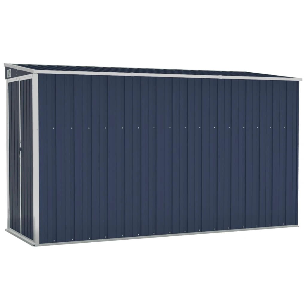 vidaXL Wall-mounted Garden Shed Green 118x100x178 cm Galvanised Steel by vidaXL
