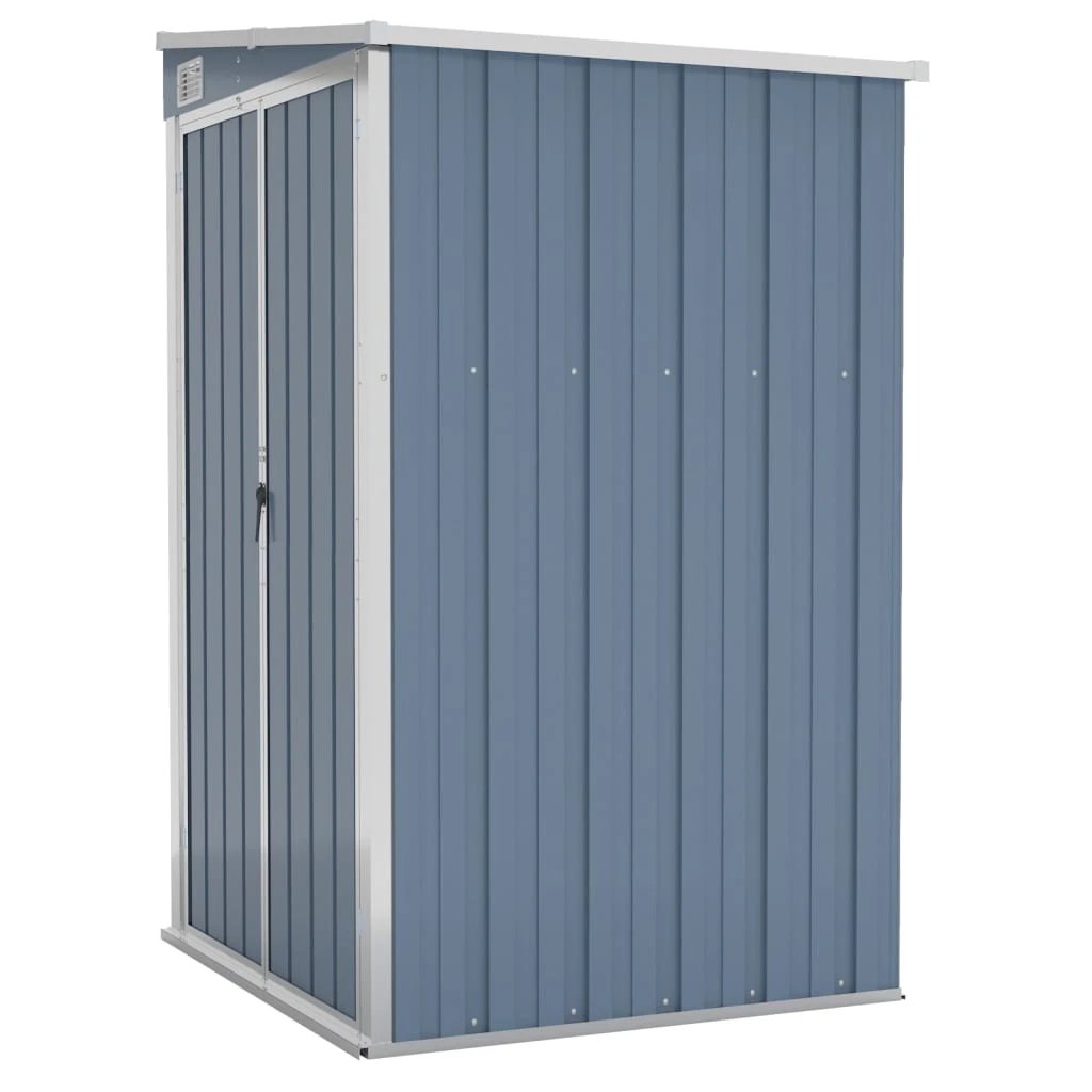 vidaXL vidaXL Wall-mounted Garden Shed Green 118x100x178 cm Galvanised Steel - Garden Shed