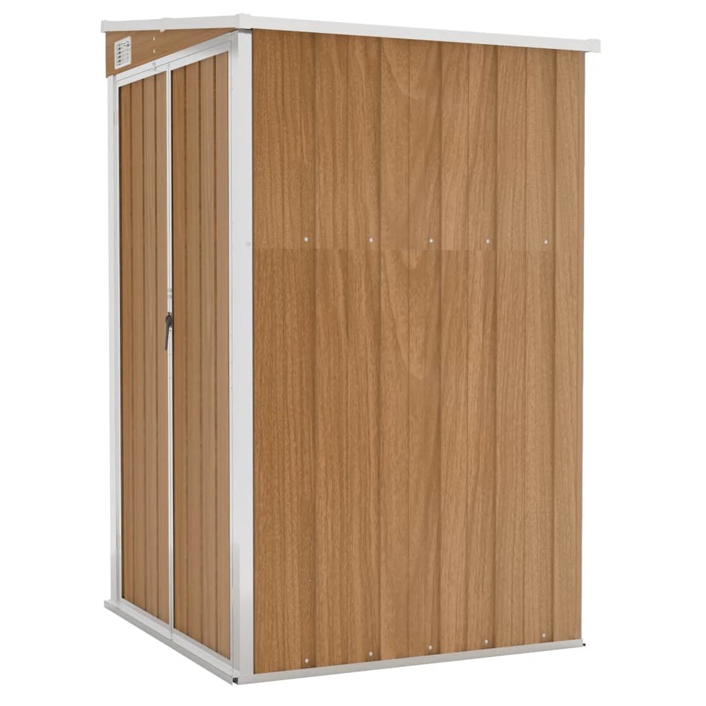 vidaXL Wall-mounted Garden Shed Green 118x100x178 cm Galvanised Steel by vidaXL