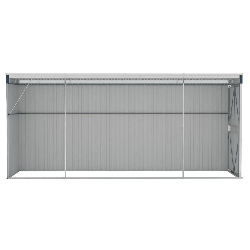 vidaXL vidaXL Wall-mounted Garden Shed Green 118x100x178 cm Galvanised Steel - Garden Shed