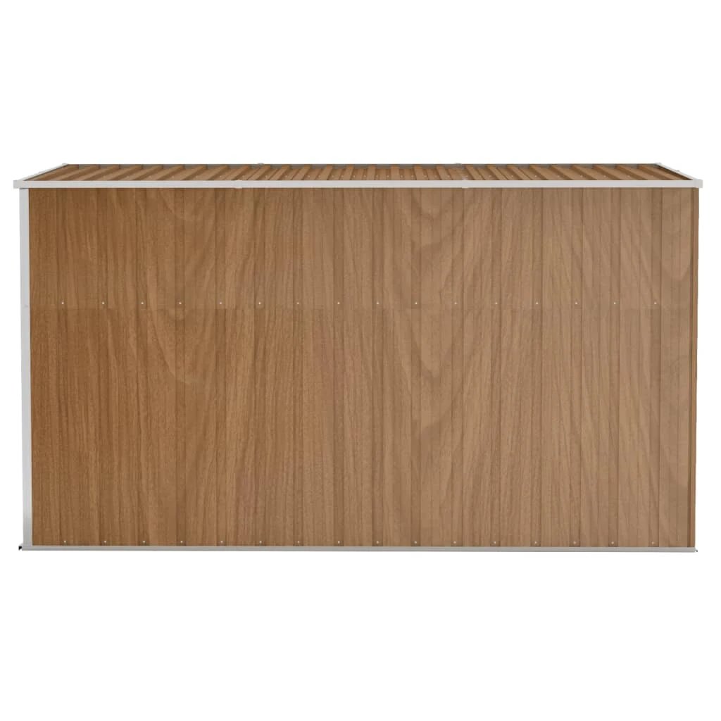 vidaXL vidaXL Wall-mounted Garden Shed Green 118x100x178 cm Galvanised Steel - Garden Shed