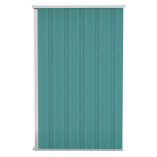 vidaXL vidaXL Wall-mounted Garden Shed Green 118x100x178 cm Galvanised Steel - Garden Shed