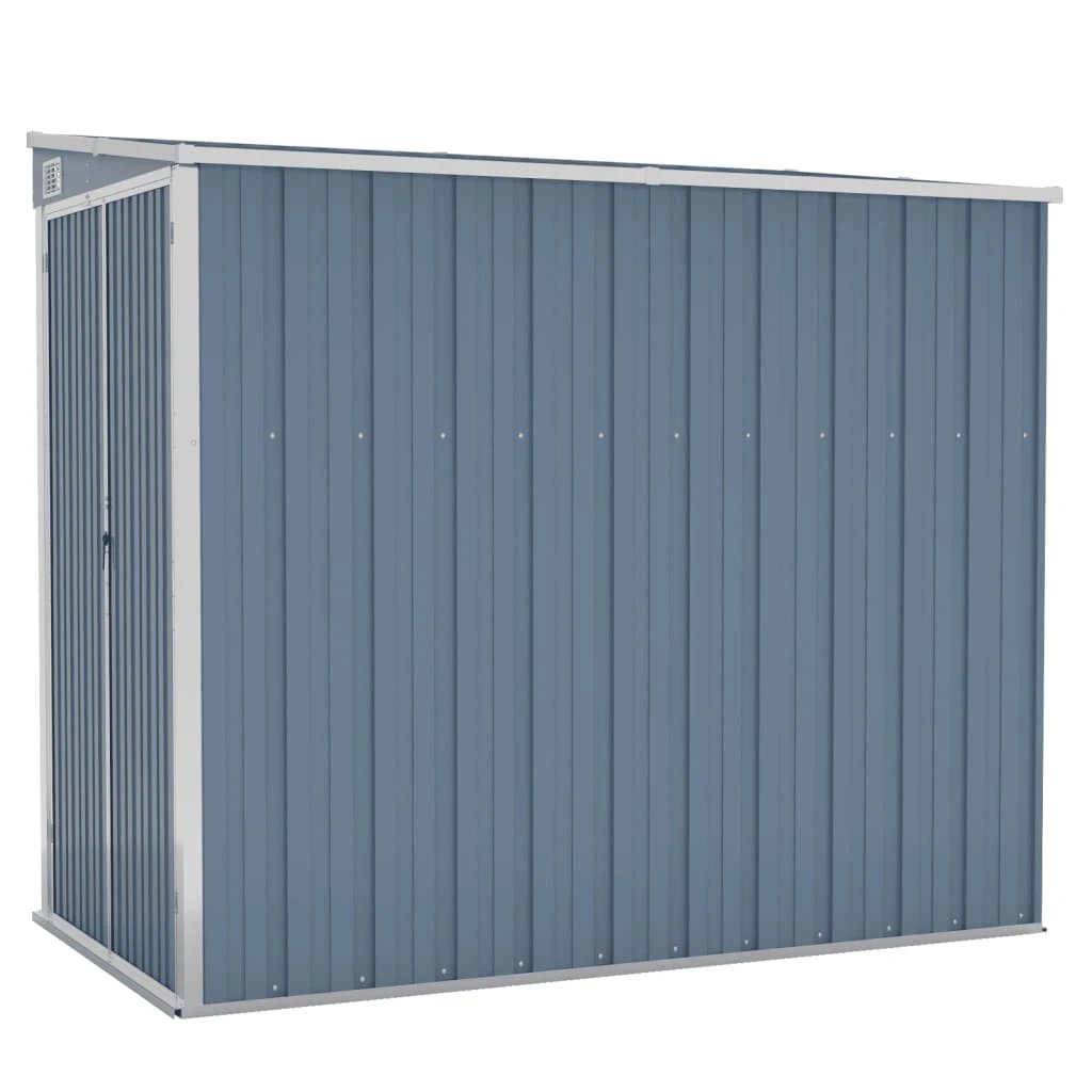 vidaXL vidaXL Wall-mounted Garden Shed Green 118x100x178 cm Galvanised Steel - Garden Shed