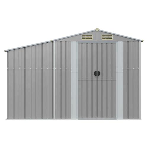 vidaXL Garden Shed Green 277x93x179 cm Galvanised Steel by vidaXL
