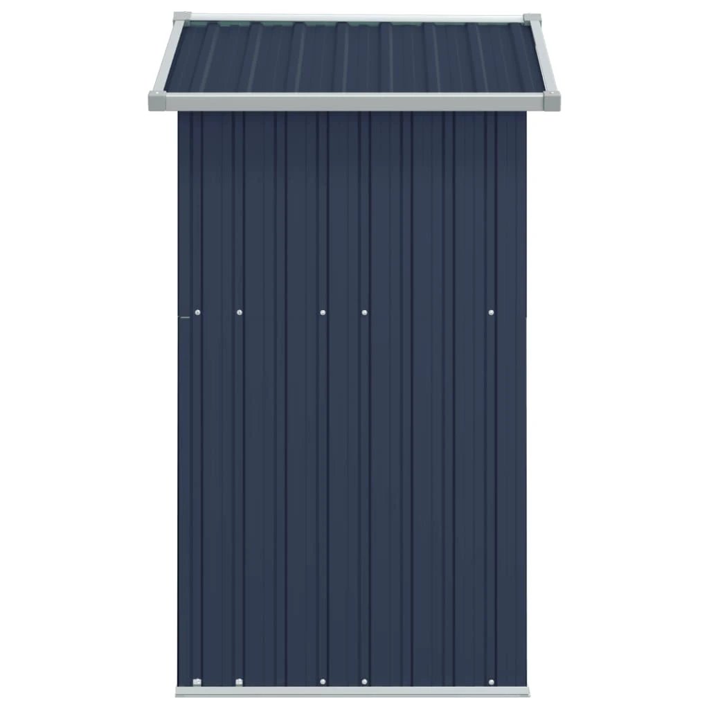 vidaXL Garden Shed Green 126x97.5x177 cm Galvanised Steel by vidaXL