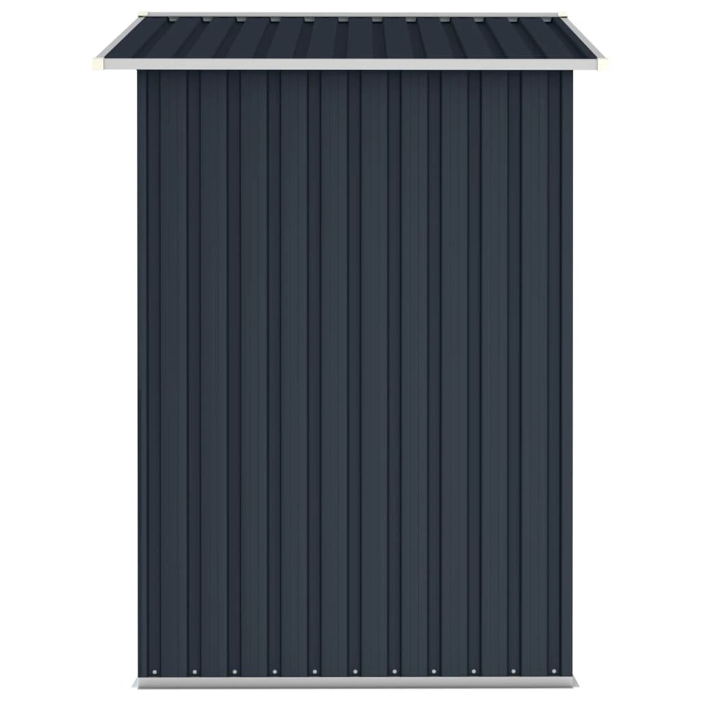 vidaXL Garden Shed Green 205x129x183 cm Galvanised Steel by vidaXL