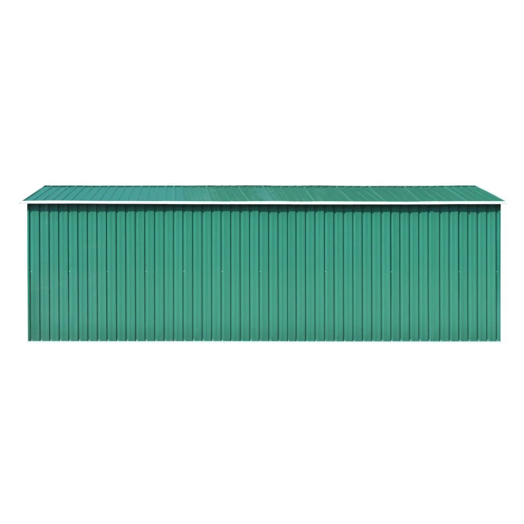 vidaXL Garden Shed 257x298x178 cm Metal Green by vidaXL