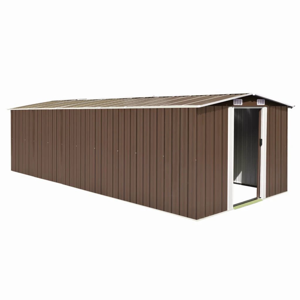 vidaXL Garden Shed 257x298x178 cm Metal Green by vidaXL