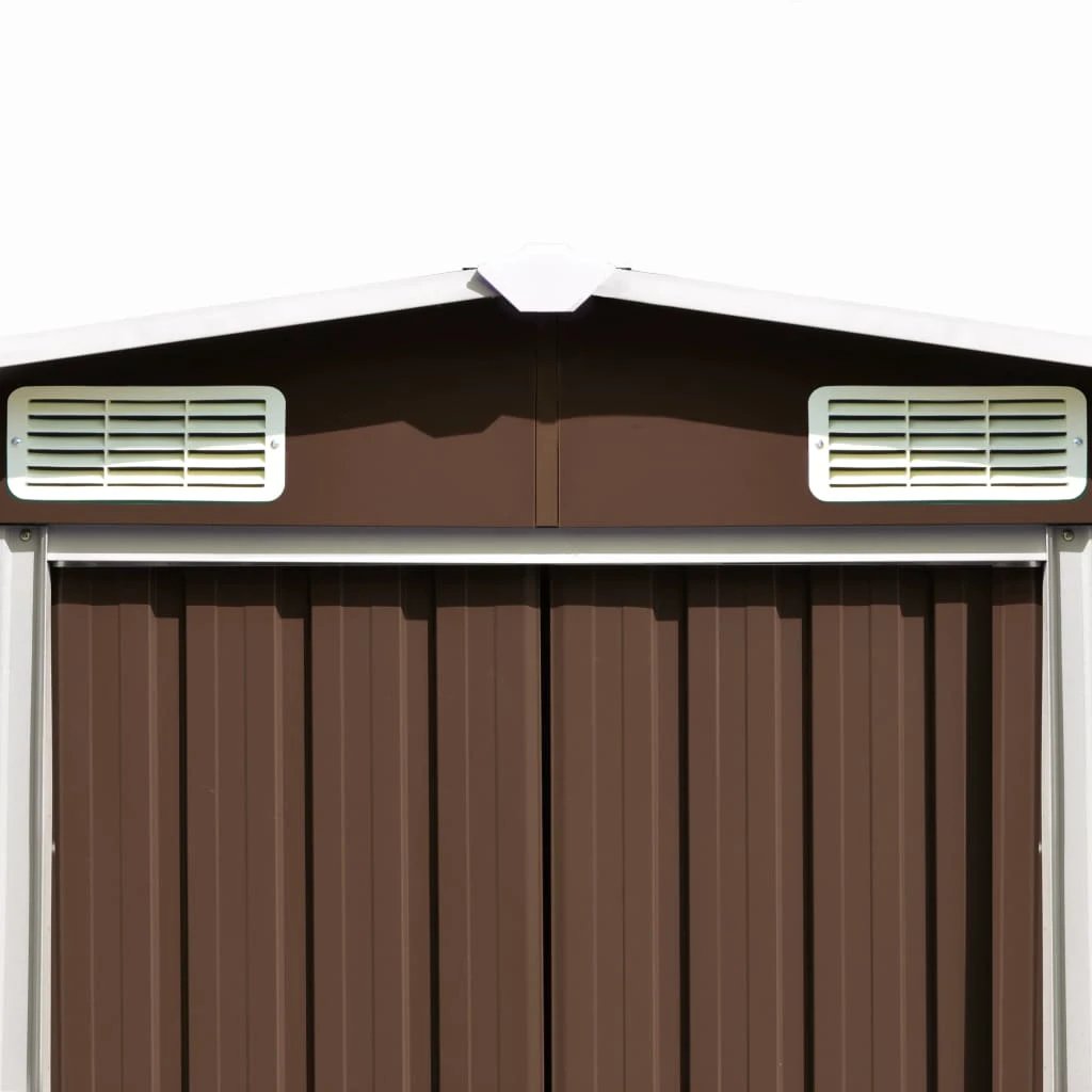 vidaXL Garden Shed 257x298x178 cm Metal Green - Garden Shed
