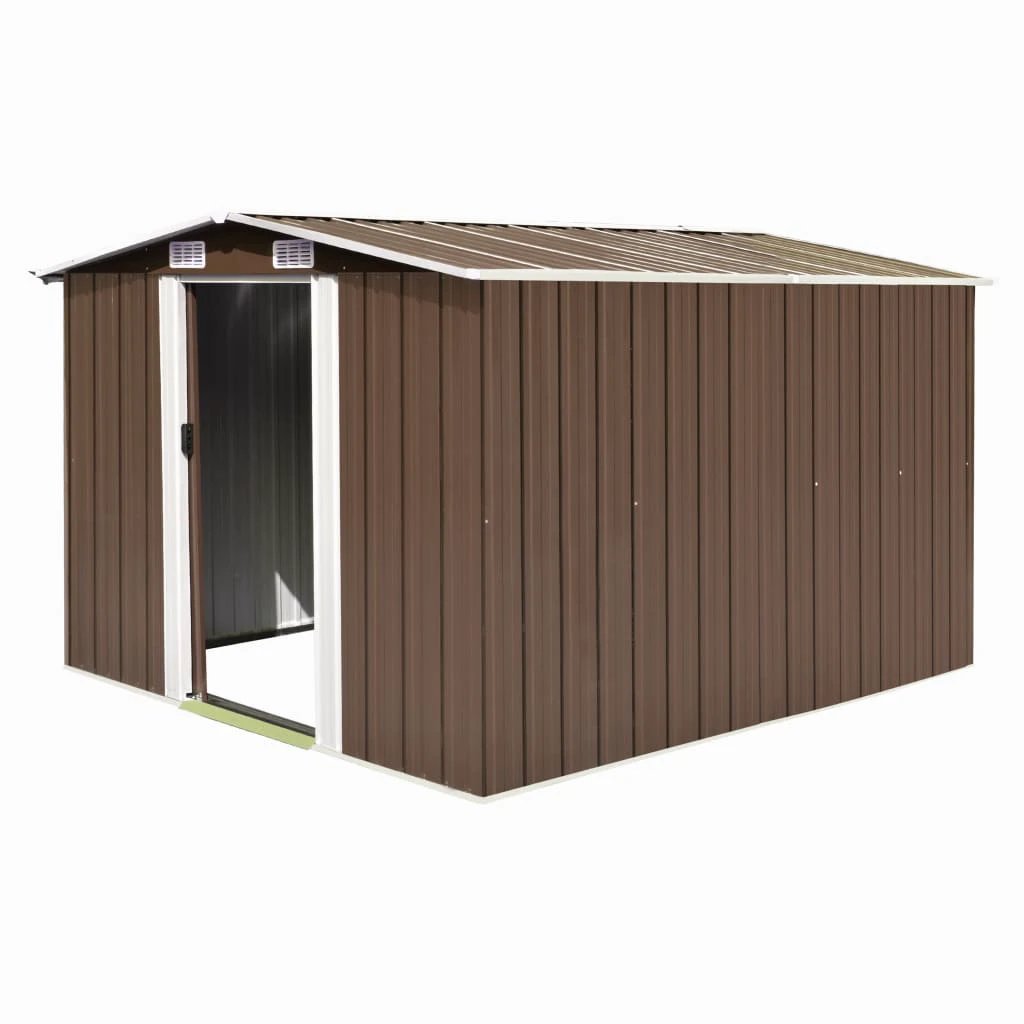 vidaXL Garden Shed 257x298x178 cm Metal Green by vidaXL