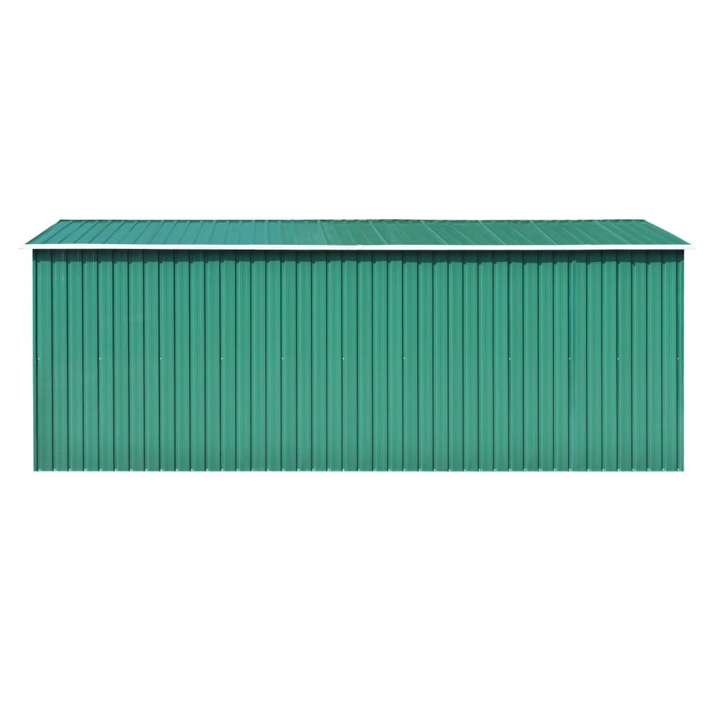 vidaXL Garden Shed 257x298x178 cm Metal Green by vidaXL