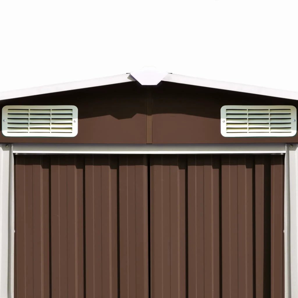 vidaXL Garden Shed 257x298x178 cm Metal Green by vidaXL