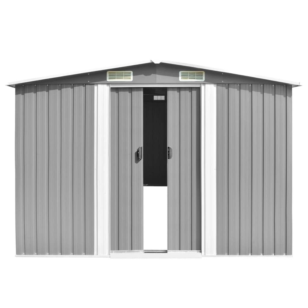 vidaXL Garden Shed 257x298x178 cm Metal Green by vidaXL