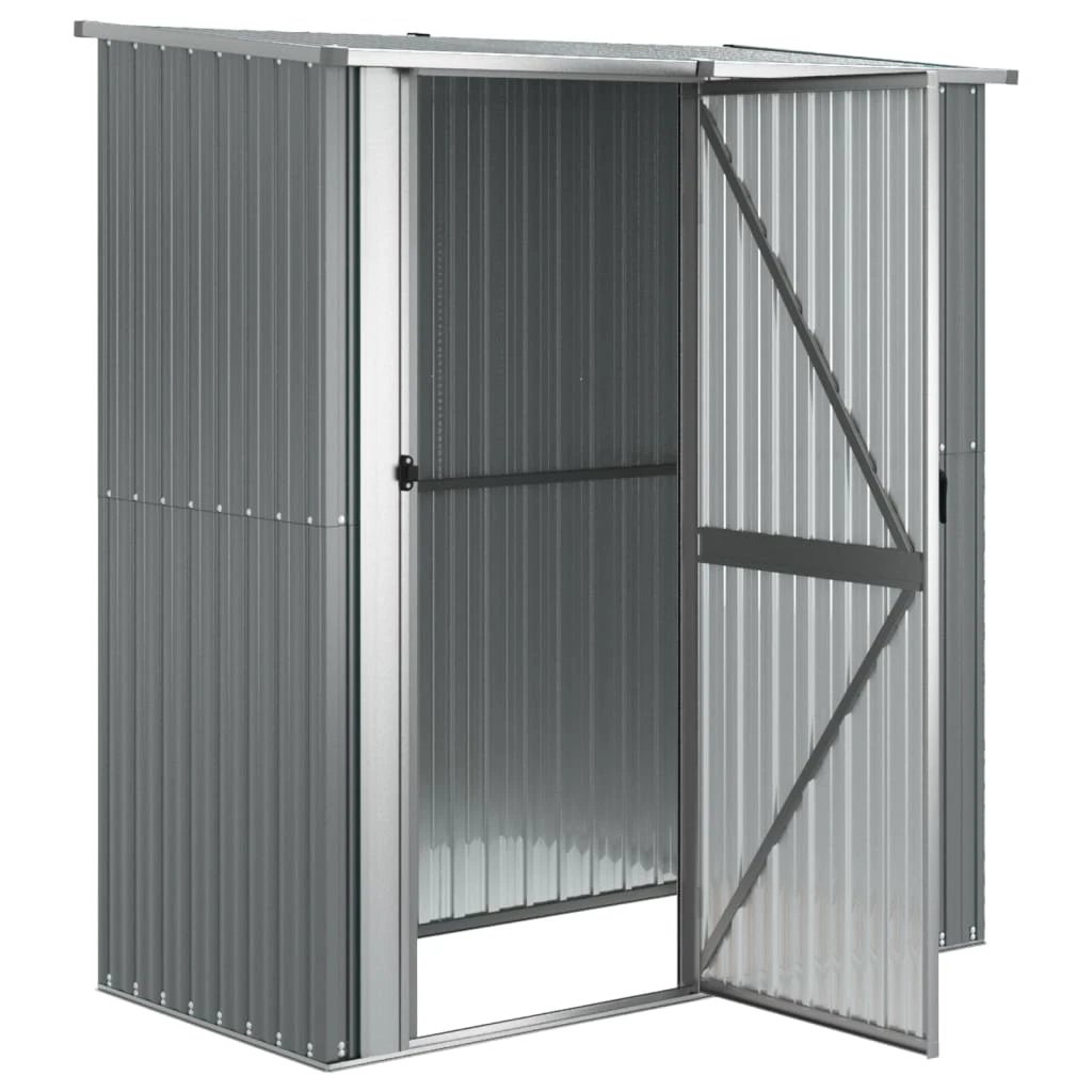 vidaXL Garden Shed Green 180.5x97x209.5 cm Galvanised Steel - Garden Shed