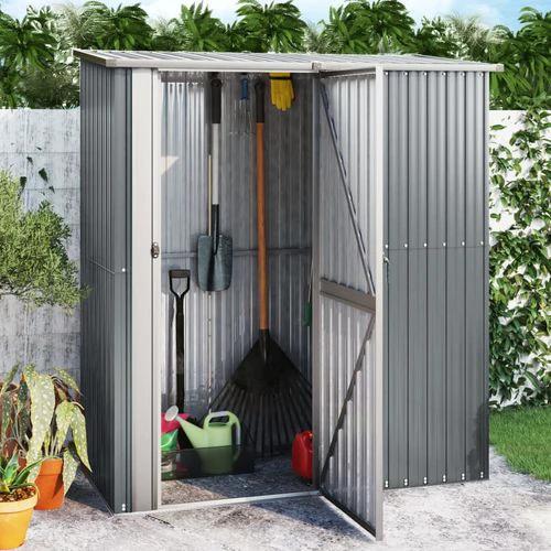 vidaXL Garden Shed Green 180.5x97x209.5 cm Galvanised Steel - Garden Shed