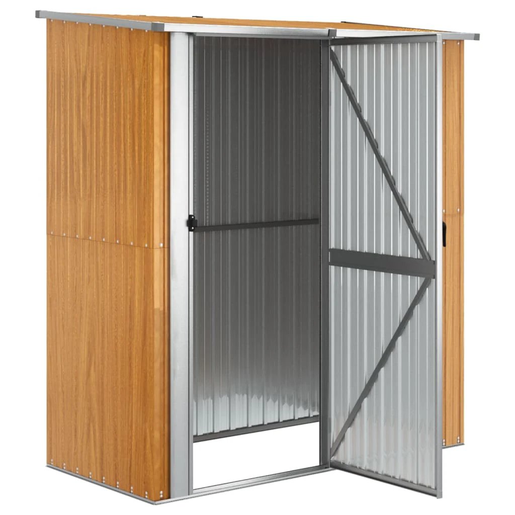 vidaXL Garden Shed Green 180.5x97x209.5 cm Galvanised Steel by vidaXL