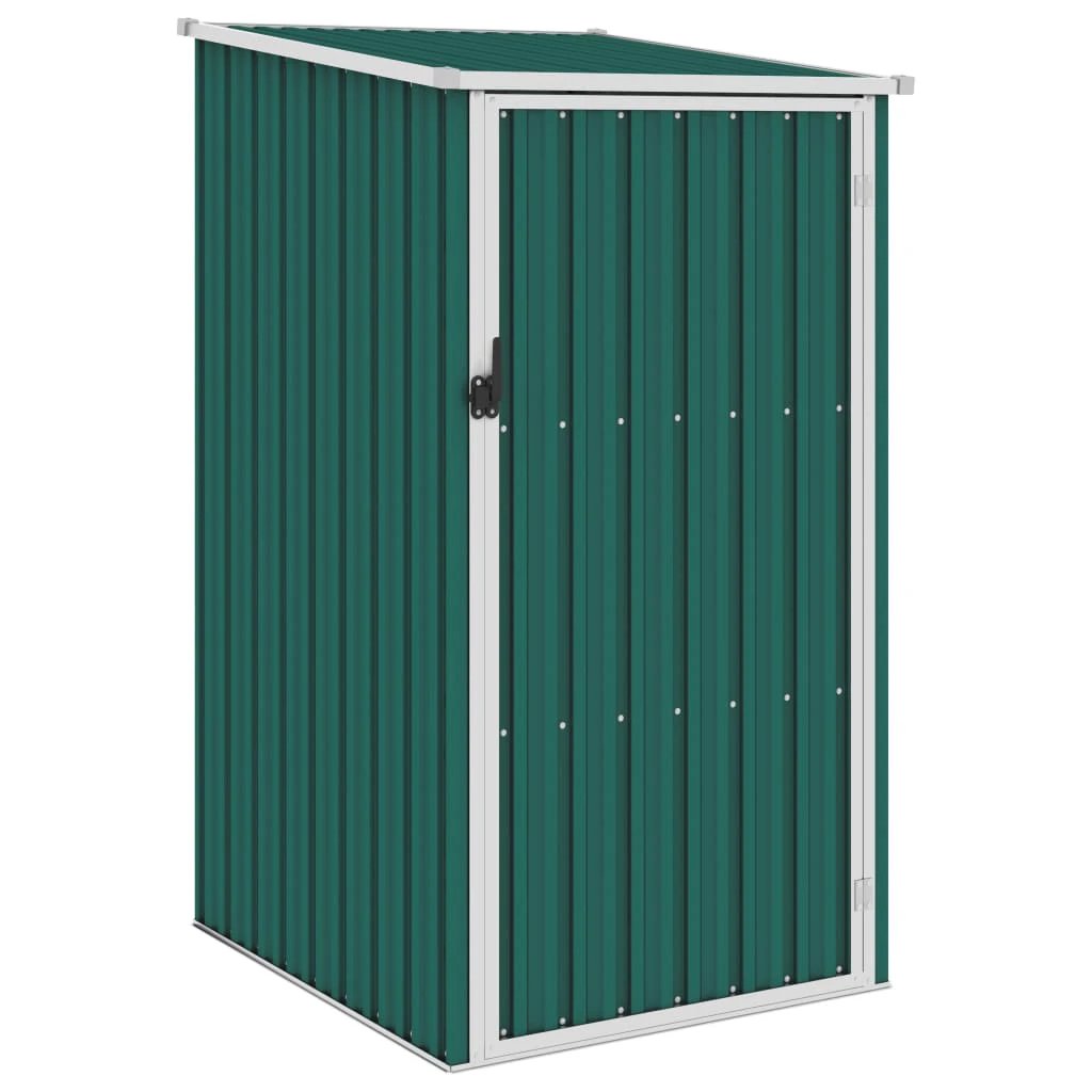 vidaXL Garden Shed Green 87x98x159 cm Galvanised Steel by vidaXL