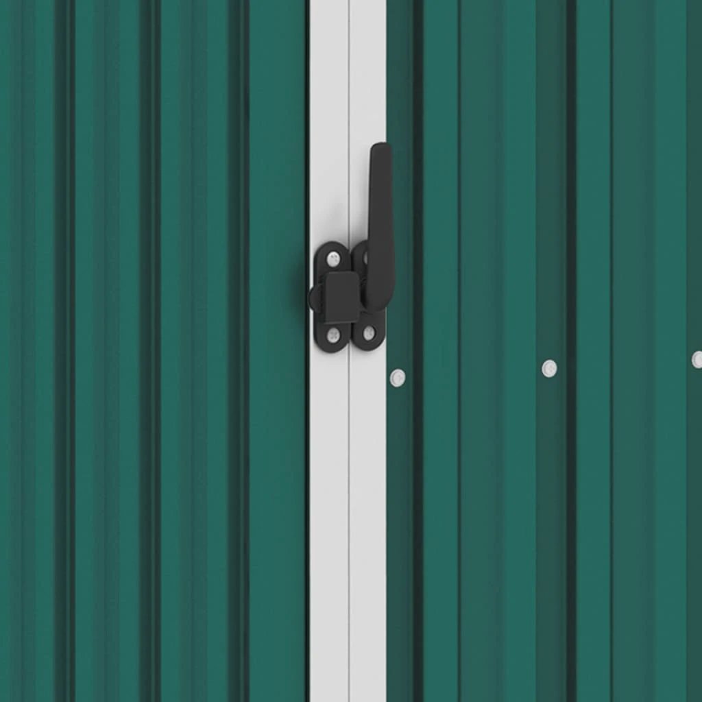 vidaXL Garden Shed Green 87x98x159 cm Galvanised Steel by vidaXL