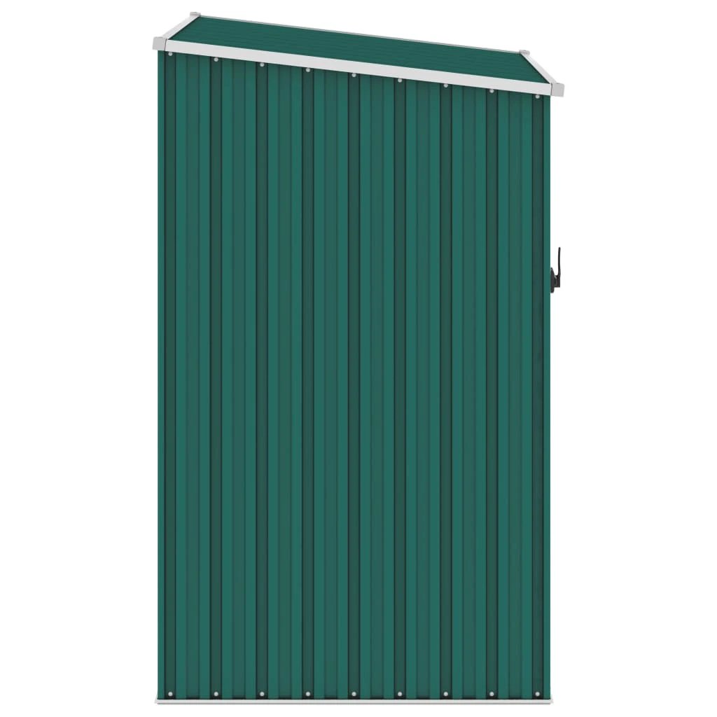 vidaXL Garden Shed Green 87x98x159 cm Galvanised Steel by vidaXL