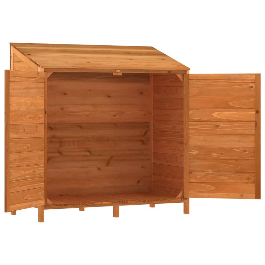 vidaXL Garden Shed 55x52x112 cm Solid Wood Fir by vidaXL