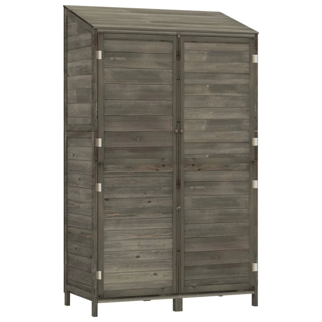 vidaXL Garden Shed 55x52x112 cm Solid Wood Fir by vidaXL