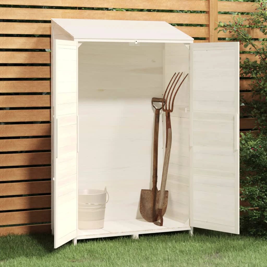 vidaXL Garden Shed 55x52x112 cm Solid Wood Fir - Garden Shed