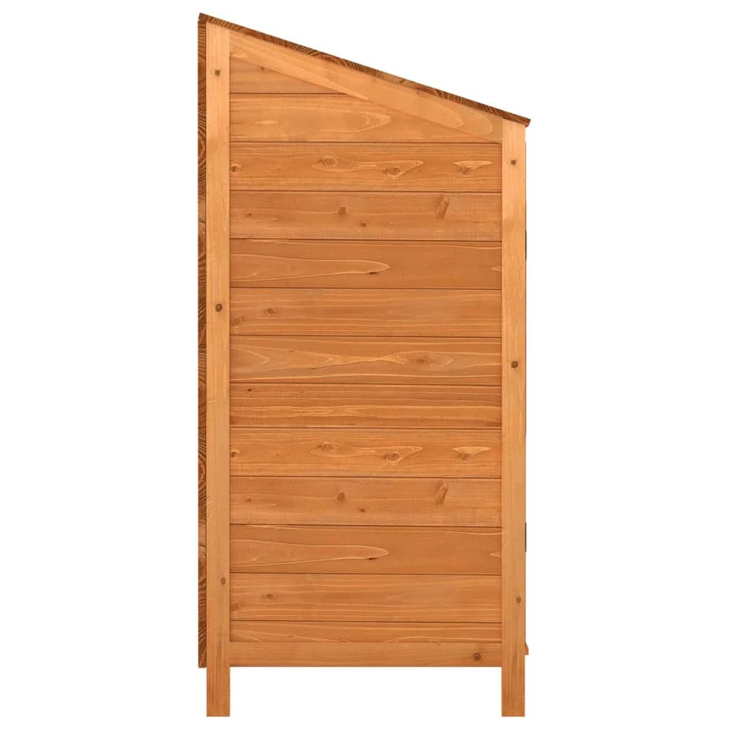 vidaXL Garden Shed 55x52x112 cm Solid Wood Fir by vidaXL