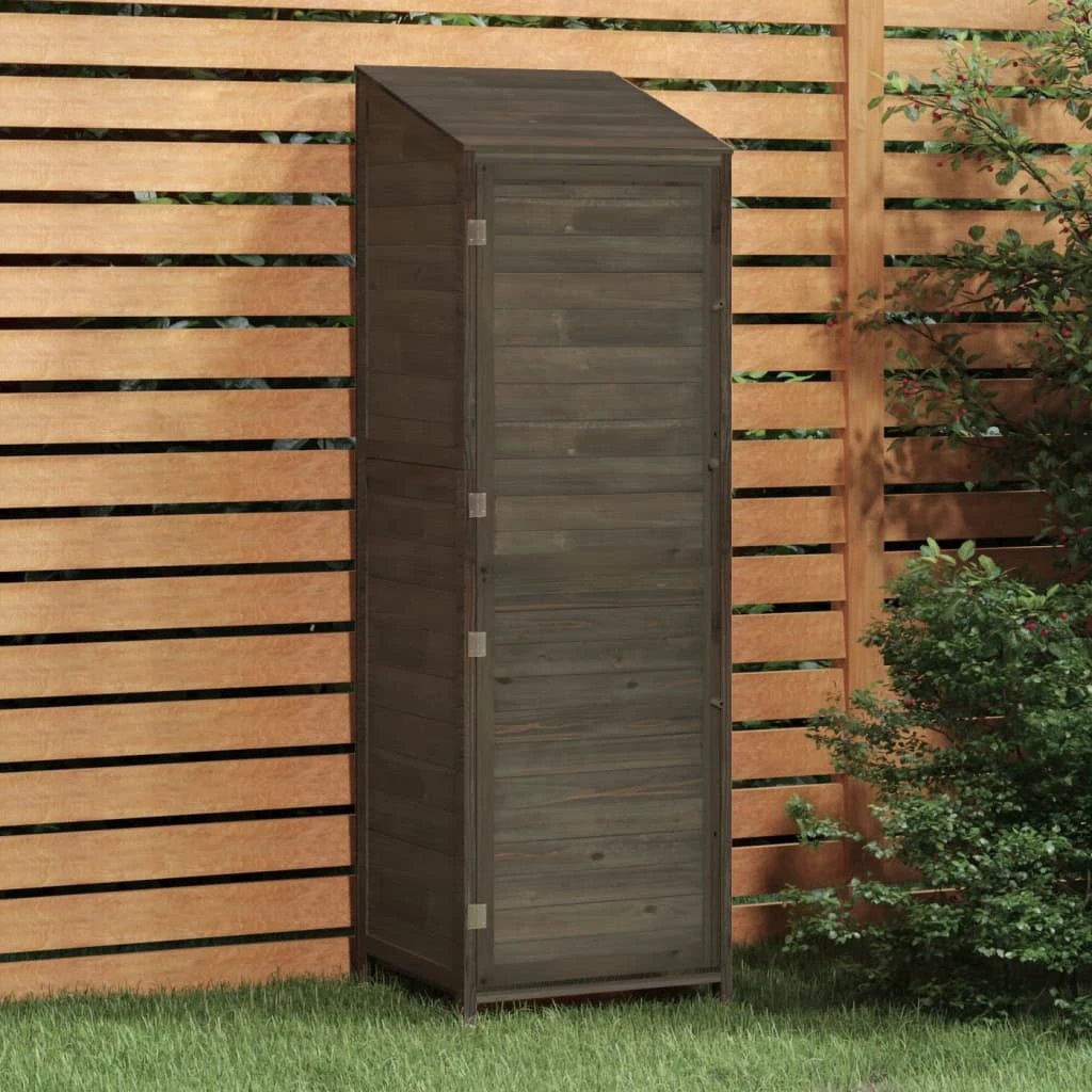 vidaXL Garden Shed 55x52x112 cm Solid Wood Fir by vidaXL