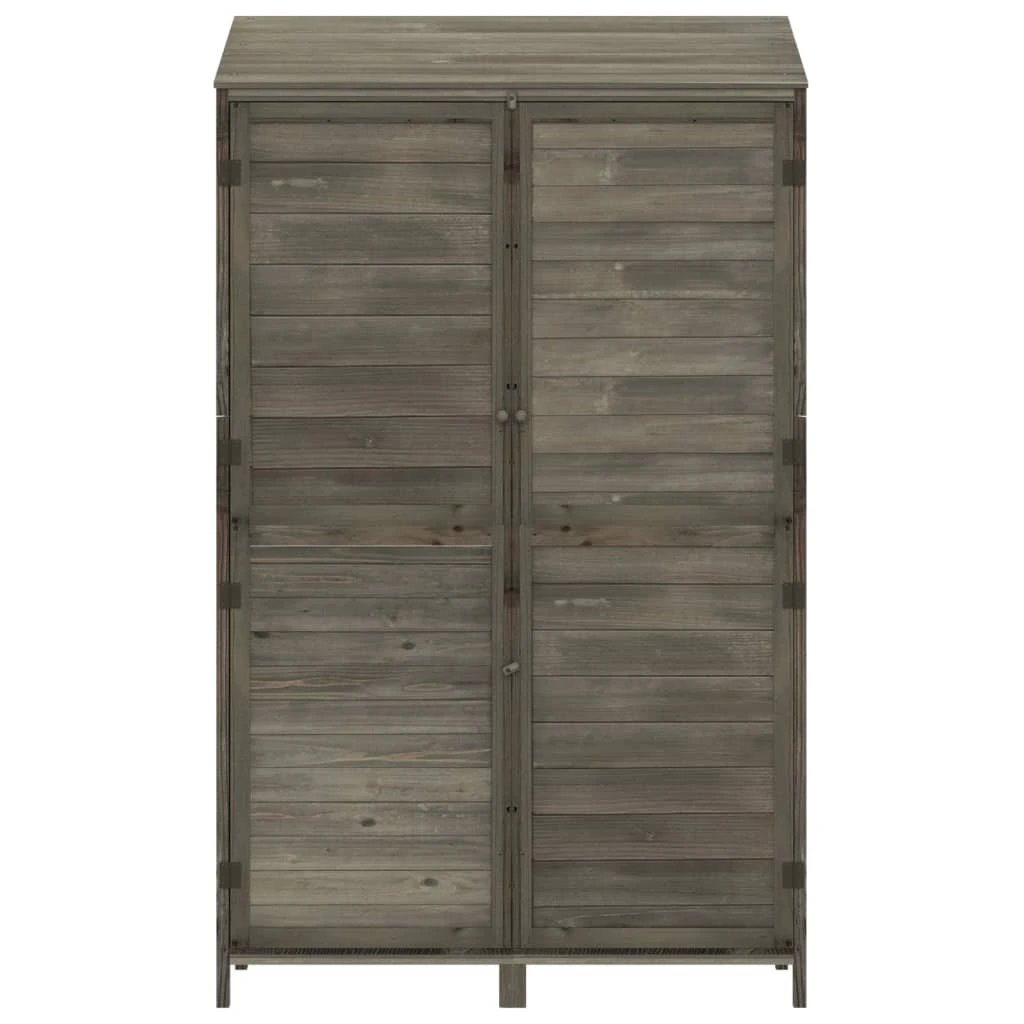 vidaXL Garden Shed 55x52x112 cm Solid Wood Fir by vidaXL