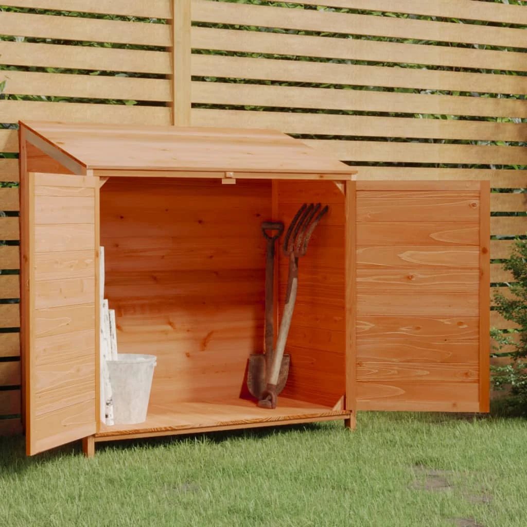 vidaXL Garden Shed 55x52x112 cm Solid Wood Fir by vidaXL