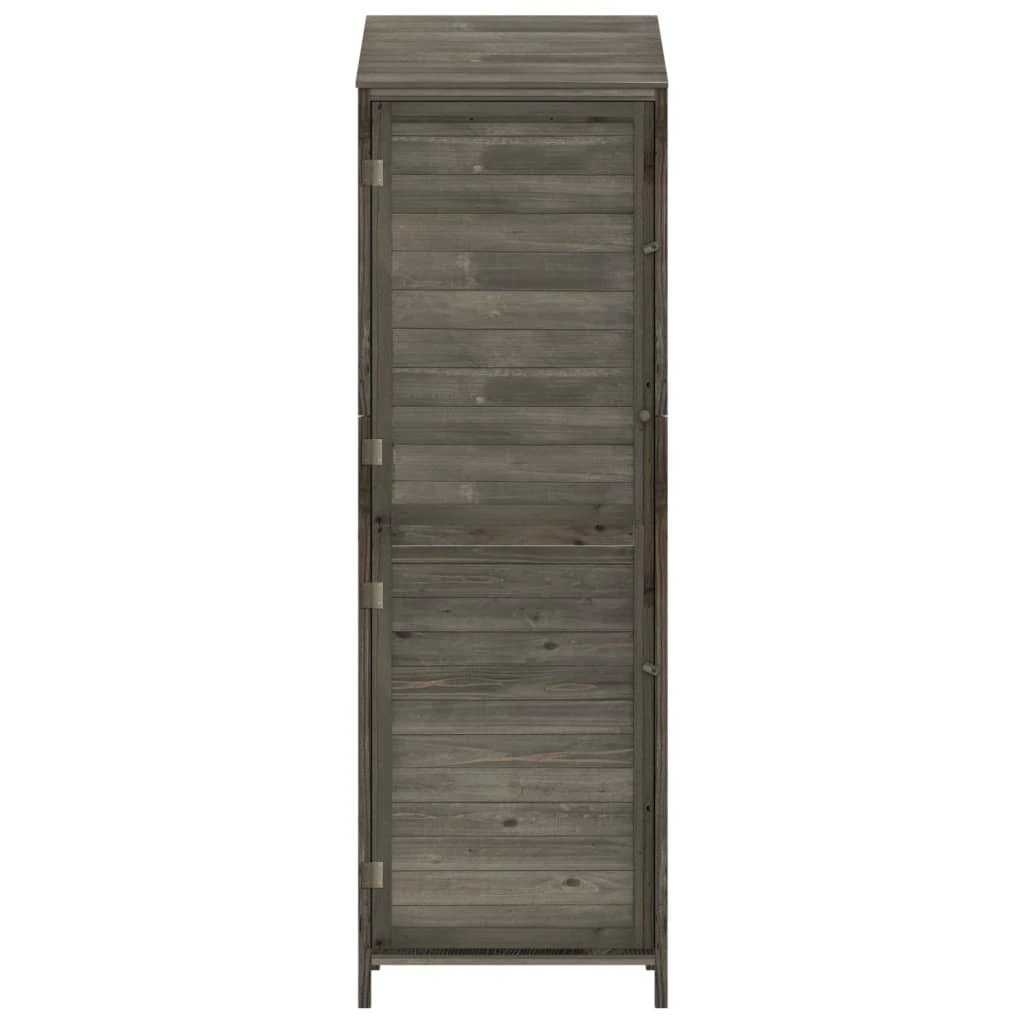 vidaXL Garden Shed 55x52x112 cm Solid Wood Fir by vidaXL