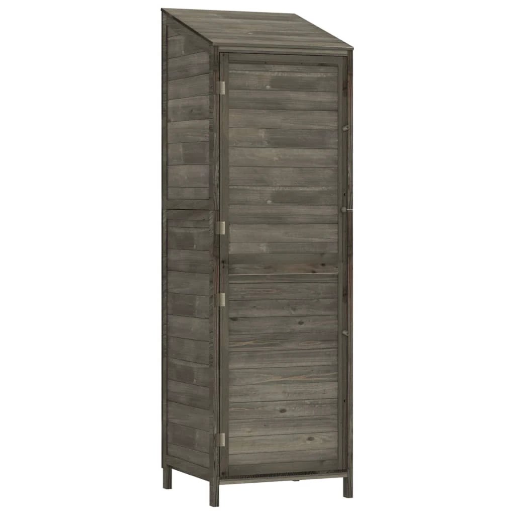 vidaXL Garden Shed 55x52x112 cm Solid Wood Fir by vidaXL