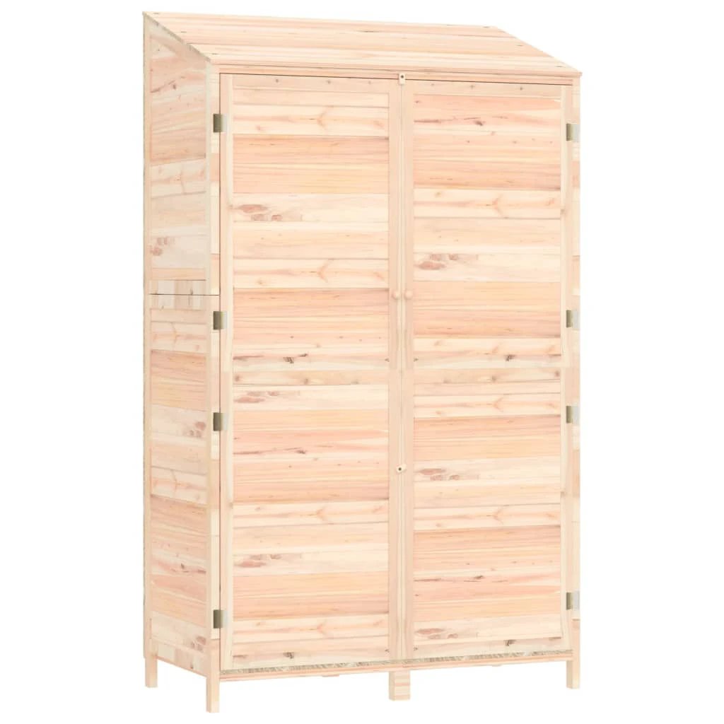 vidaXL Garden Shed 55x52x112 cm Solid Wood Fir by vidaXL
