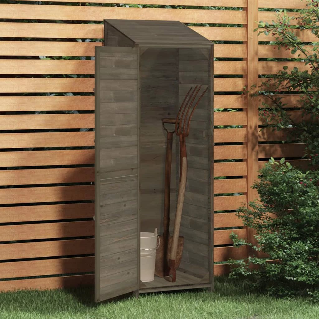 vidaXL Garden Shed 55x52x112 cm Solid Wood Fir by vidaXL